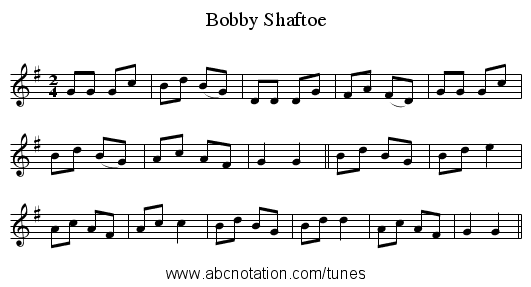 Bobby Shaftoe