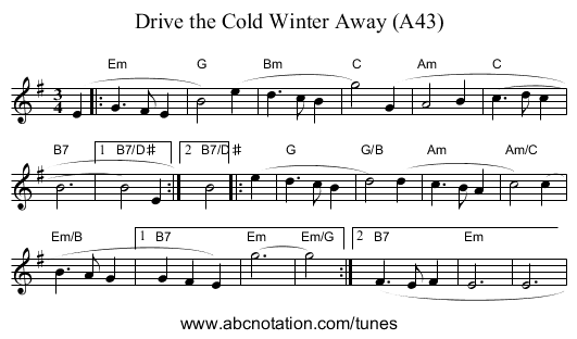 Drive the Cold Winter Away